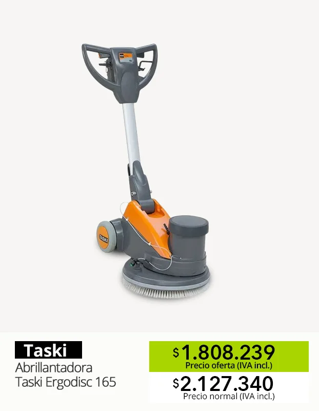 Taski Ergodisc 165 – Lustradora Lavadora de Piso Baja Velocidad (43 cm) – Taski Chile-novedades