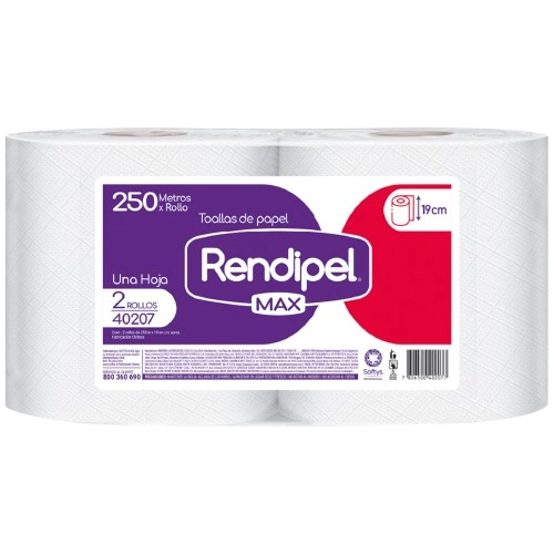Toalla-De-Papel-Rendipel-Max-1-Hoja-2Un-X-250Mt-Cod-40207-