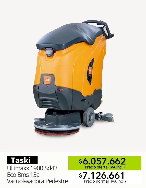 Ultimaxx 1900 Sd43 Eco Bms 13a – Fregadora De Piso Pedestre – Taski Chile-novedades