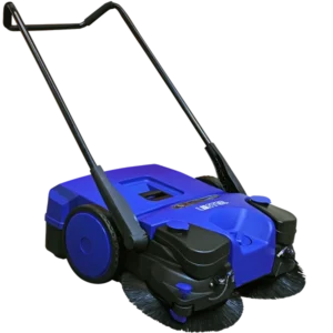 Barredora manual a batería 780E Luster para limpieza industrial de bodegas y superficies grandes