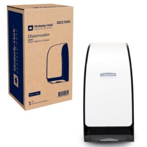 Dispensador papel higiénico interfoliado MOD blanco/negro — KCP