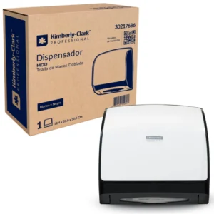 Dispensador toalla interfoliada MOD blanco/negro (KCP) – 30217686