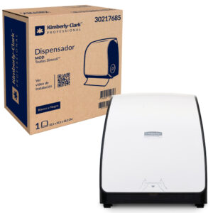 Dispensador de toalla en rollo MOD Slimroll (blanco/negro) — KCP