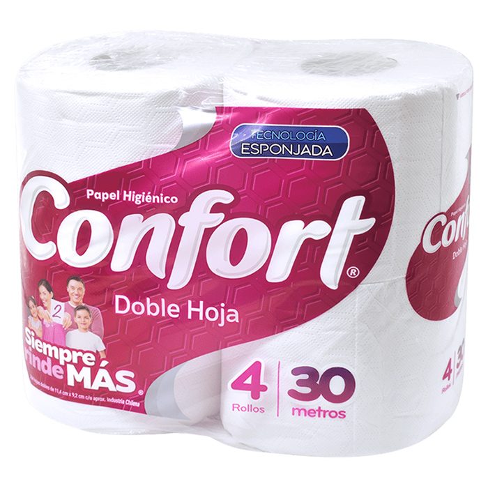 Papel-Higienico-Confort-2-Hoja-48Un-X-30Mts-Cod-50501 Papel-Higienico-Confort-2-Hoja-48Un-X-30Mts-Cod-50501