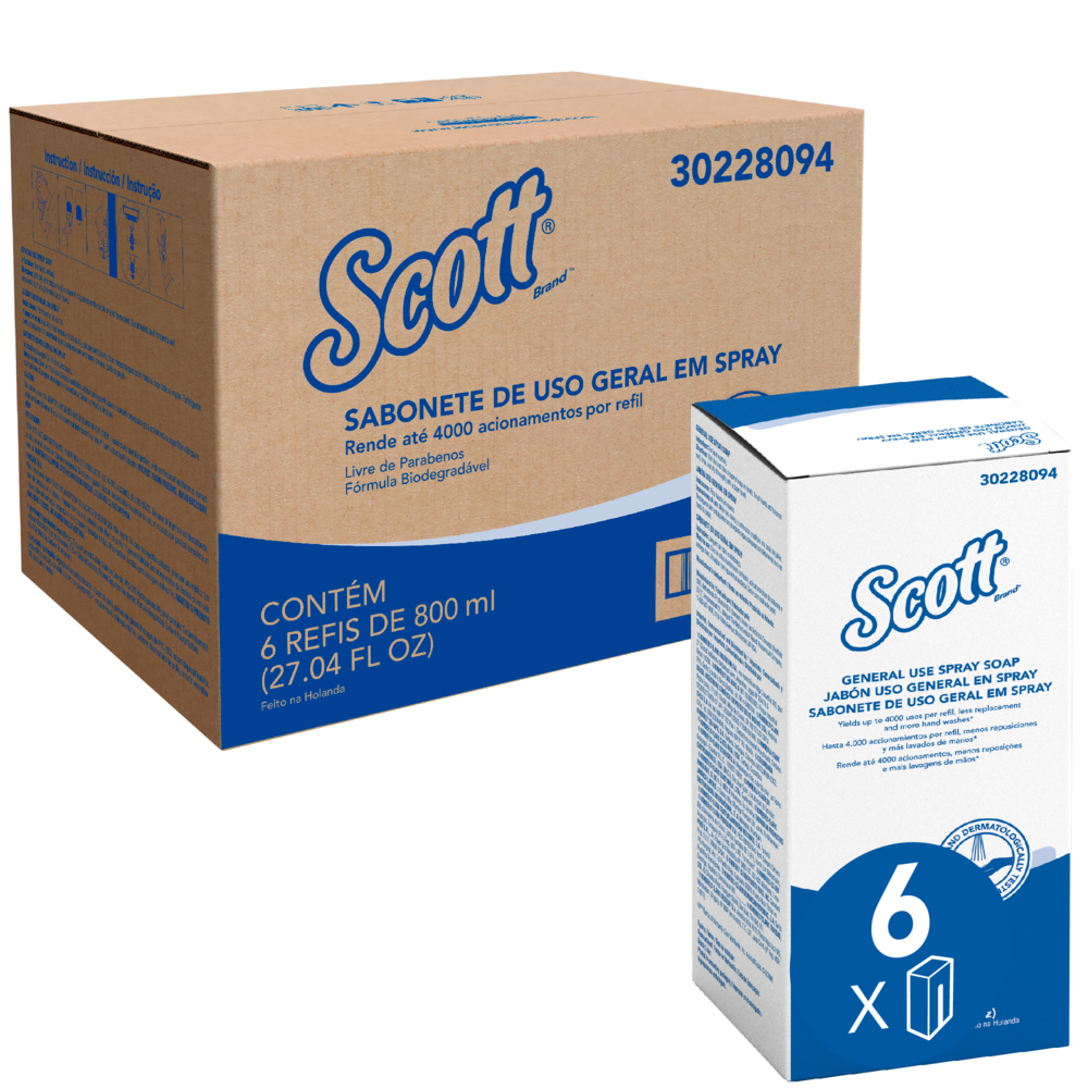 Jabón Spray Scott Cosmético 800 ml – Kimberly-Clark Chile