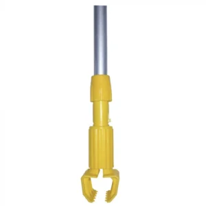 Porta Mopa Tipo Garra con Mango de Aluminio para mopas húmedas y limpieza profesional de pisos.