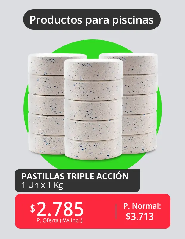 productos para piscinas pastillas cloro 1kg al por mayor 1