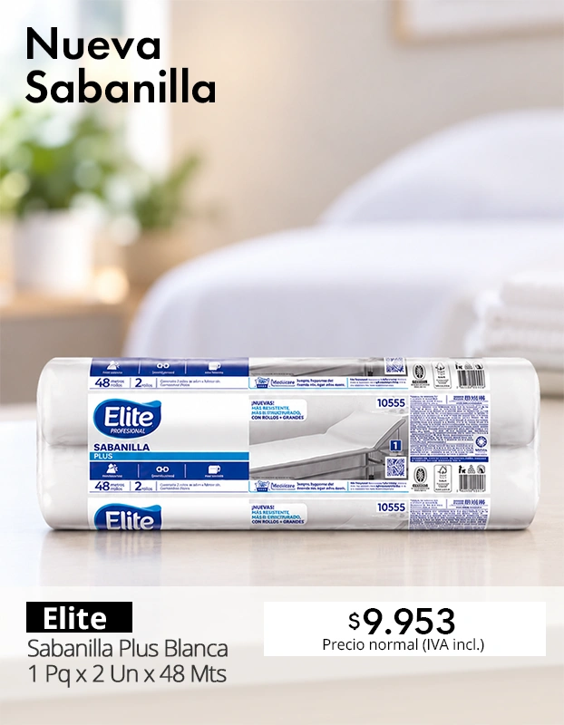 metros.webp Sabanilla Elite Blanca de 48 metros