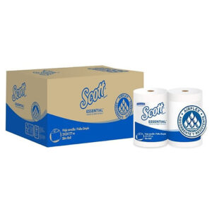 Toalla de Papel Scott Essential 1 hoja pack 2 rollos x 177 m