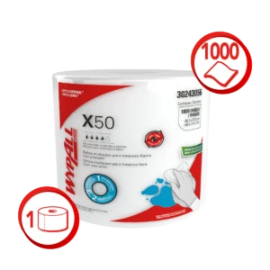 Paños WypAll X50 jumbo liso 1 rollo x 1000 paños