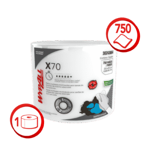 Paños WypAll X70 jumbo liso 1 rollo x 750 paños